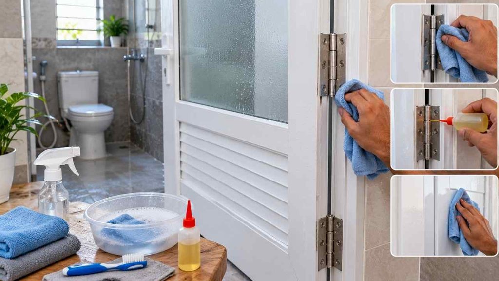 uPVC বাথরুম দরজা পরিষ্কার ও রক্ষণাবেক্ষণ