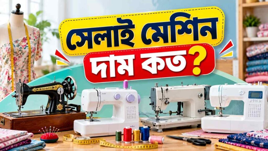 সেলাই মেশিন দাম কত